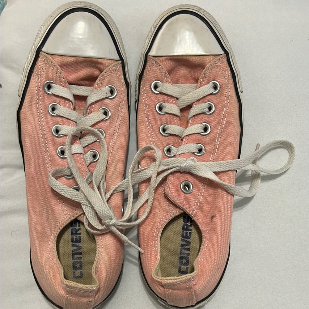 Converse Pink Low-Top Sneakers